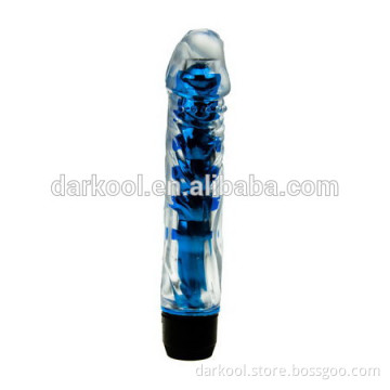 DD-033/Best Selling Jelly Multi-Speeds Super Soft Flexible Vagina Vibrator Dildo For Women